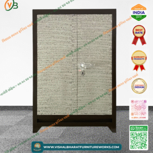 Compact 2-Door Steel Almirah with Internal Safe